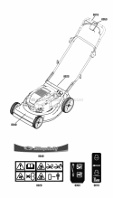 Part Location Diagram of 7105307YP Murray Decal, Control Head