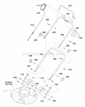 Handle Group (7502129A) Diagram and Parts List for 7800870  Simplicity Lawn Mower