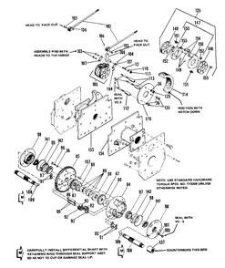 Transmission Group - Diagram 3 Diagram and Parts List for 9020 1690283 Simplicity Lawn Tractor