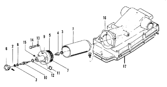 Hydraulic Cylinder Group (3486i77) Diagram and Parts List for 9528 2097173 Simplicity Lawn Tractor