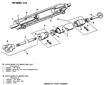 Power Lift Group - Diagram 2 Diagram and Parts List for 3210V 990569 Simplicity Lawn Tractor