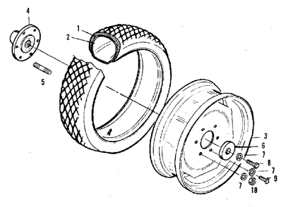 Turf Wheel - Rear Group (3486i70) Diagram and Parts List for 9528 2097173 Simplicity Lawn Tractor