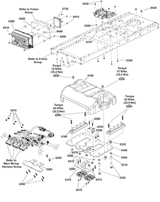 Electrical Group - Onboard Charger And Vehicle Control Module Diagram and Parts List for BLUEVOLTCZ1 2691983-00 Simplicity Lawn Tractor