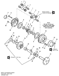 Rear Axle And Differential Group Diagram and Parts List for 7790H 1690890 Simplicity Lawn Tractor