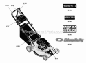 Decals Group (881249Dcl) Diagram and Parts List for 881249  Simplicity Lawn Mower