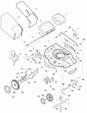 Deck  Engine Group (881249Dk) Diagram and Parts List for 881249  Simplicity Lawn Mower