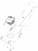 Engine Group (881295) Diagram and Parts List for 881583  Simplicity Lawn Mower