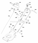 Handle Group (881310) Diagram and Parts List for 881583  Simplicity Lawn Mower