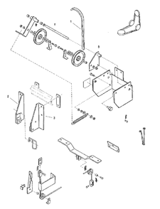 Hitch Group - 48-Inch Mowers Diagram and Parts List for 1690892  Simplicity Lawn Tractor Accessories