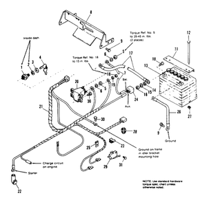 Electrical Group - After S/N 3512 Diagram and Parts List for 4208 1690842 Simplicity Lawn Tractor