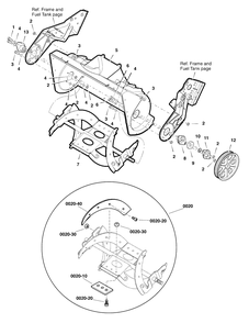 Auger And Housing Group Diagram and Parts List for 5022E (1695090)(2006) Simplicity Snow Blower