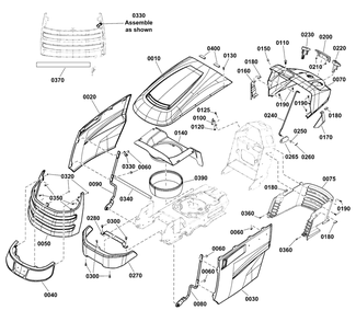 Part Location Diagram of 84003727 Briggs and Stratton ROD, SUPPORT