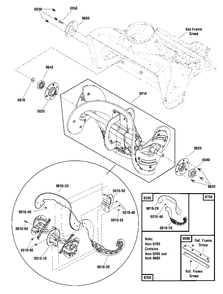 Auger Group Diagram and Parts List for 1022EX 1696726-00 Simplicity Snow Blower
