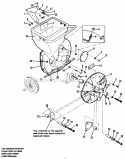 Housing  Rotor Group - Serial No 5000  Above Diagram and Parts List for 1692203  Simplicity Chipper Shredder