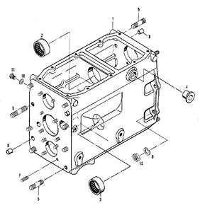 Transmission - Housing Group (3486i43) Diagram and Parts List for 9528 2097173 Simplicity Lawn Tractor