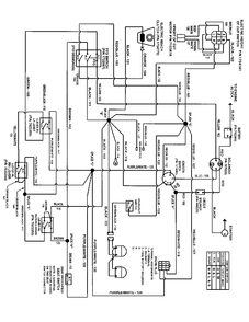 Wiring Schematic (7103412) Diagram and Parts List for ZT1842 2691139-00 Simplicity Lawn Tractor