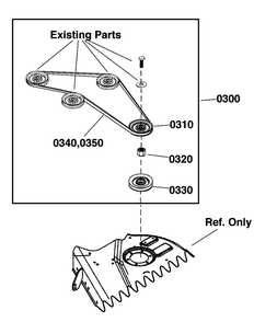 Part Location Diagram of 84004741 Briggs and Stratton BELT