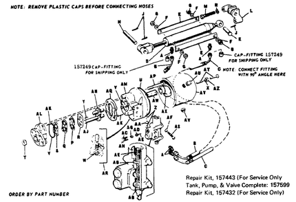 Power Lift Group - Diagram 3 Diagram and Parts List for 3210V 990569 Simplicity Lawn Tractor