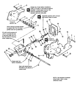 Bevel Gear And Side Plate Group Diagram and Parts List for 7116H 1690578 Simplicity Lawn Tractor