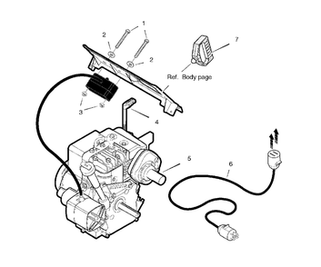 Electric Starter Group Diagram and Parts List for 5022E (1695090)(2006) Simplicity Snow Blower