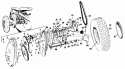Part Location Diagram of 121144 Simplicity Cover Assembly, Gear Case