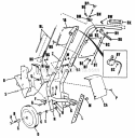 Super Roticul Mfr No 233 - Diagram 2 Diagram and Parts List for 990233  Simplicity Tiller