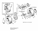 Part Location Diagram of 173025 Simplicity Wheel Assembly.