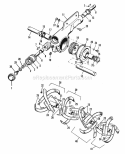 Tine Assy  Gear Housing Diagram and Parts List for 990336  Simplicity Tiller