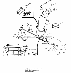 Part Location Diagram of 161133 Simplicity Cable Assembly.