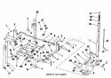 Rear Lift Draw Bar Group Diagram and Parts List for 2029900  Simplicity Lawn Tractor