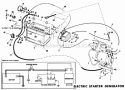 Electric Starter-Generator System Diagram and Parts List for 2029900  Simplicity Lawn Tractor