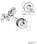 Rear Wheels  Hitch Group Diagram and Parts List for 990489  Simplicity Lawn Tractor