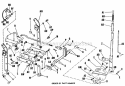 Rear Lift Draw Bar Group Diagram and Parts List for 2029929  Simplicity Lawn Tractor