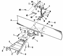 42 Grader Blade Diagram and Parts List for 2029932  Simplicity Lawn Tractor