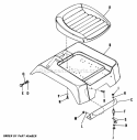 Seat And Fenders Diagram and Parts List for 2029932  Simplicity Lawn Tractor