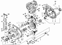 Transmission Group Diagram and Parts List for 2029932  Simplicity Lawn Tractor