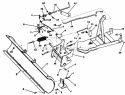 46 Dozer Blade Diagram and Parts List for 2029932  Simplicity Lawn Tractor