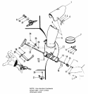 Part Location Diagram of 106951 Simplicity Handle Assembly.