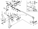 Hydrostatic Control Group Diagram and Parts List for 2029953  Simplicity Lawn Tractor