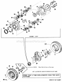 Rear Wheels And Axle Diagram and Parts List for 2029953  Simplicity Lawn Tractor