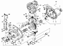 Transmission Group Diagram and Parts List for 2029953  Simplicity Lawn Tractor