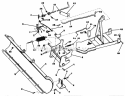 46 Dozer Blade Diagram and Parts List for 2029953  Simplicity Lawn Tractor