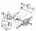 Bevel Gear Housing Diagram and Parts List for 990758  Simplicity Lawn Tractor