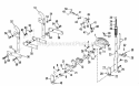 Rear Lift Draw Bar Group Diagram and Parts List for 990758  Simplicity Lawn Tractor