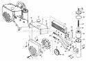 Hydrostatic Cooling Group Diagram and Parts List for 990759  Simplicity Lawn Tractor