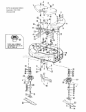 Housing Drive  Blades Group Diagram and Parts List for 990647  Simplicity Lawn Tractor