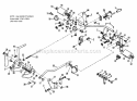Mower Lift  Hitch Group Diagram and Parts List for 990647  Simplicity Lawn Tractor