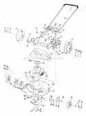 21 Push Mower Group (3839I02) Diagram and Parts List for 990862  Simplicity Lawn Mower