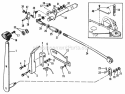 Hydrostatic Control Group - Diagram 2 Diagram and Parts List for 990871  Simplicity Lawn Tractor