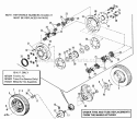 Rear Wheels And Axle Diagram and Parts List for 990872  Simplicity Lawn Tractor